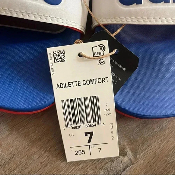 NEW In Box Adidas Adilette Comfort Mules Sandal Slides Men\'s Size 7 GV9695 GIFT main image 7